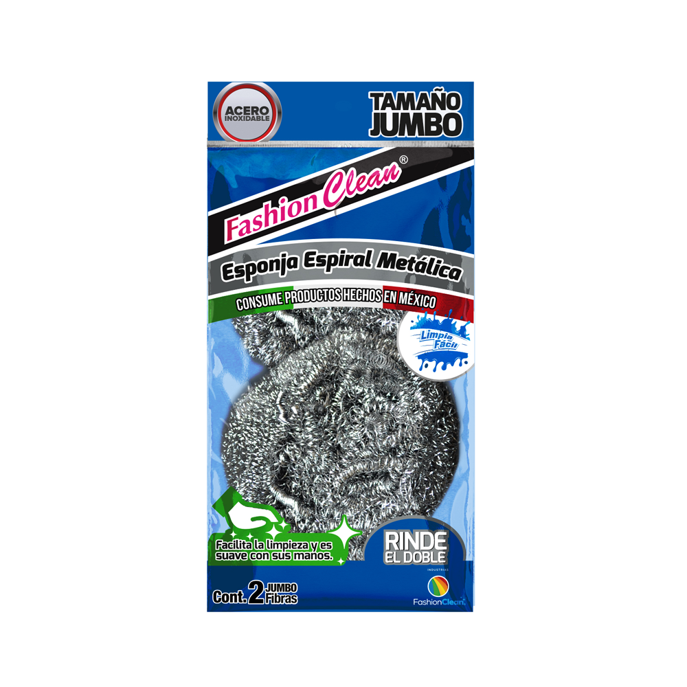 Fibra de metal de 2 pzas. jumbo