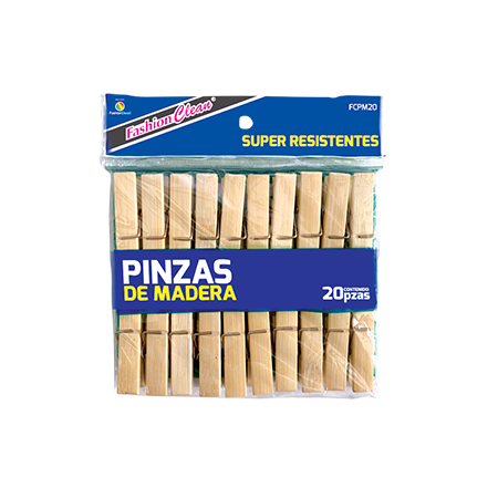 Pinza de madera hogar