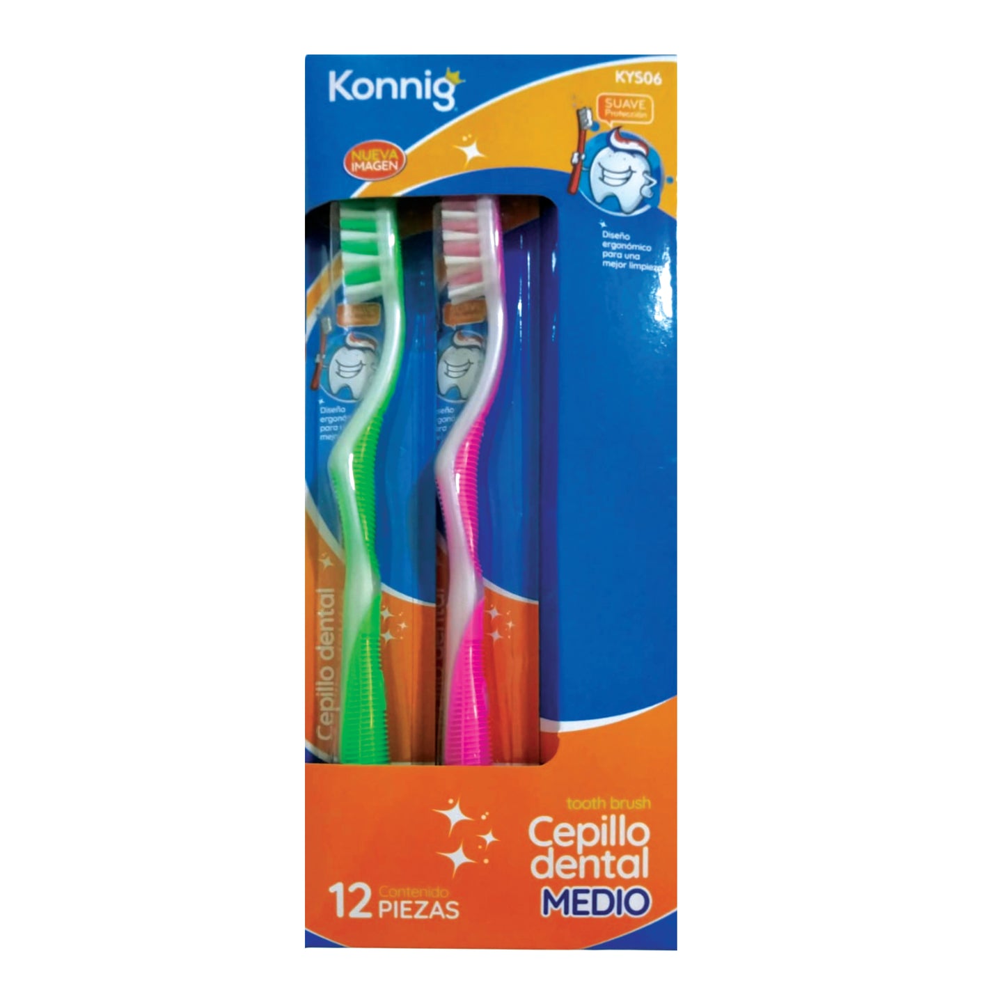 Cepillo dental niño caja 12 pzas.