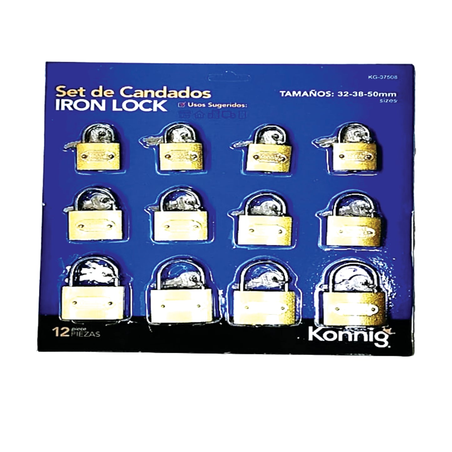 Candado con 12 ch