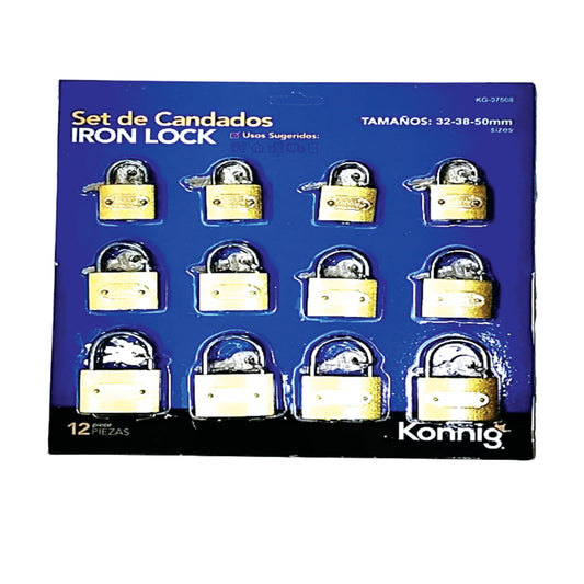 Candado con 12 ch
