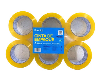 Cinta de 6 rollos 48mmx50m
