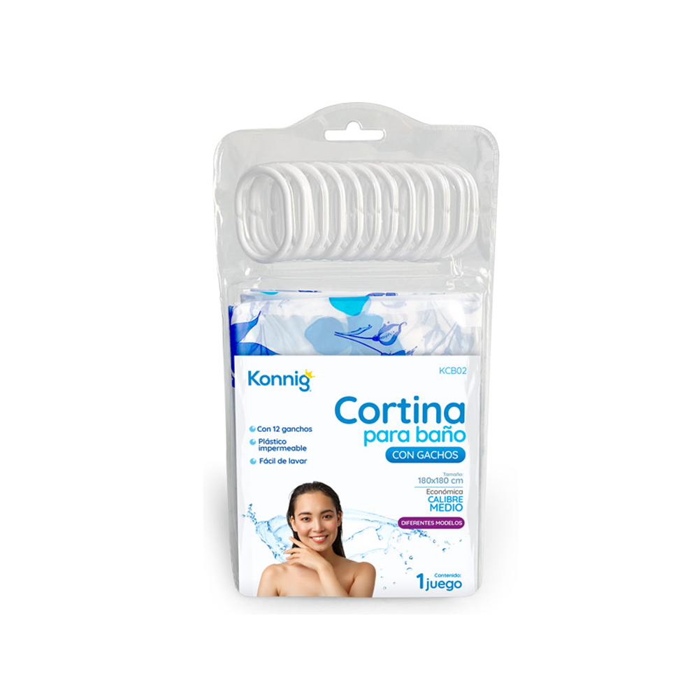 Cortina para baño