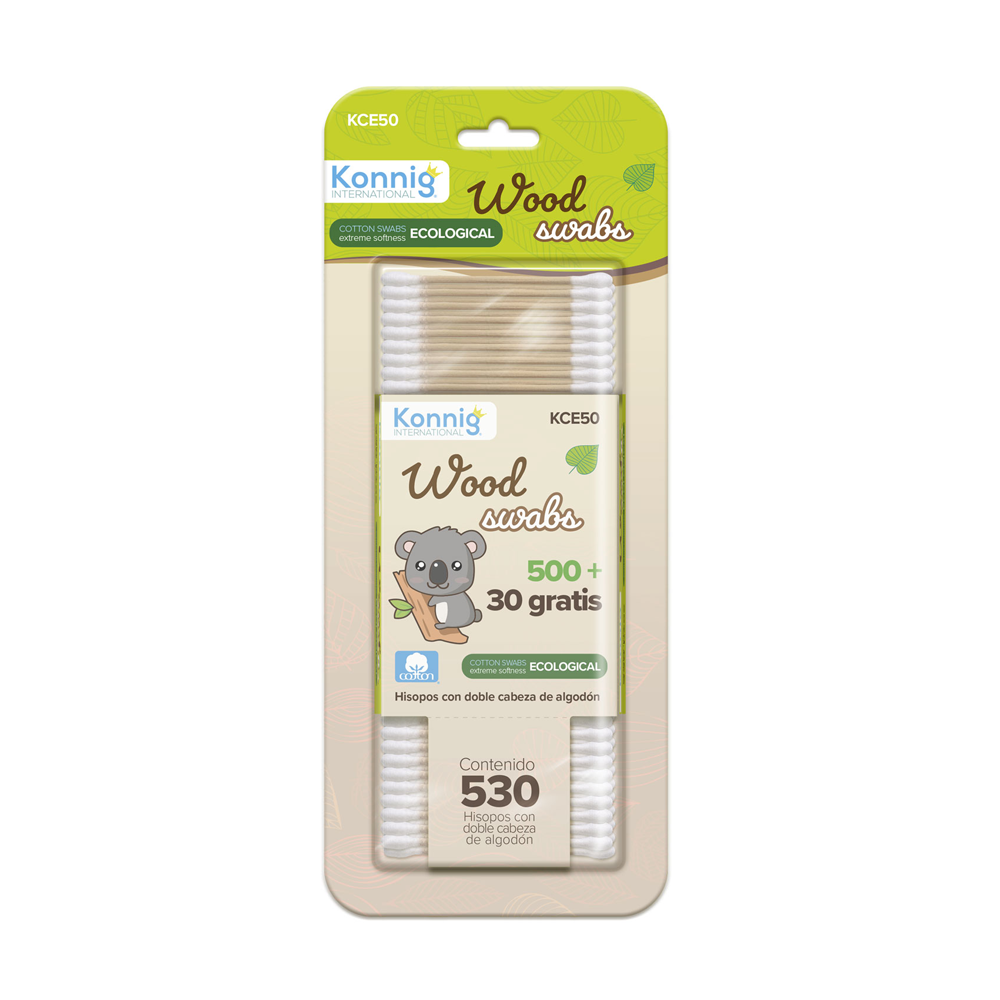 Cotonetes 530 pzas. de Bamboo