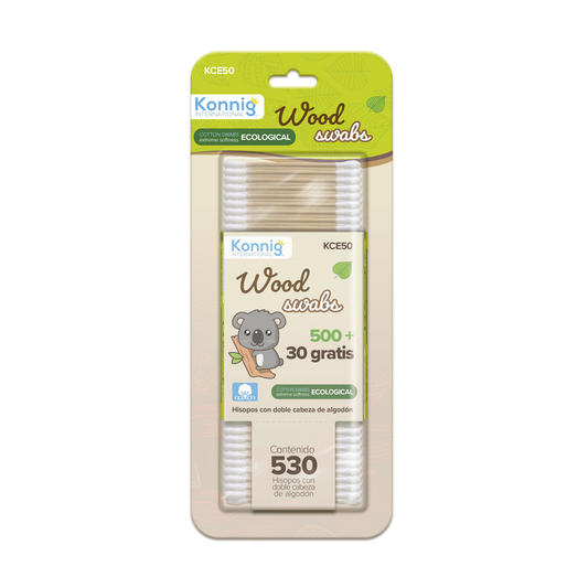 Cotonetes 530 pzas. de Bamboo