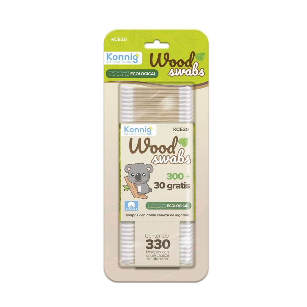 Cotonetes 330 pzas. de Bamboo