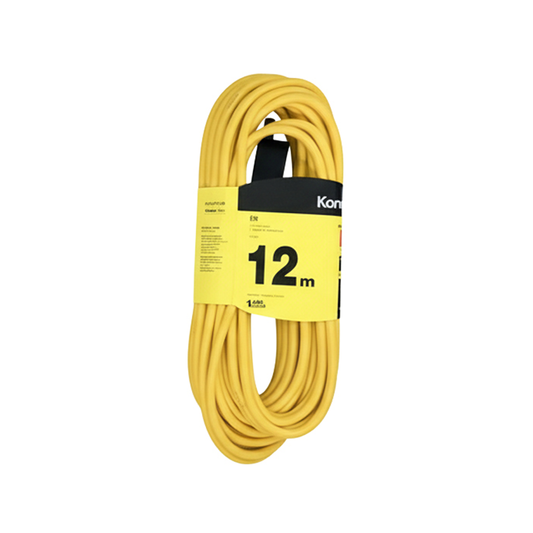 Extensión de uso rudo amarillo de 12m