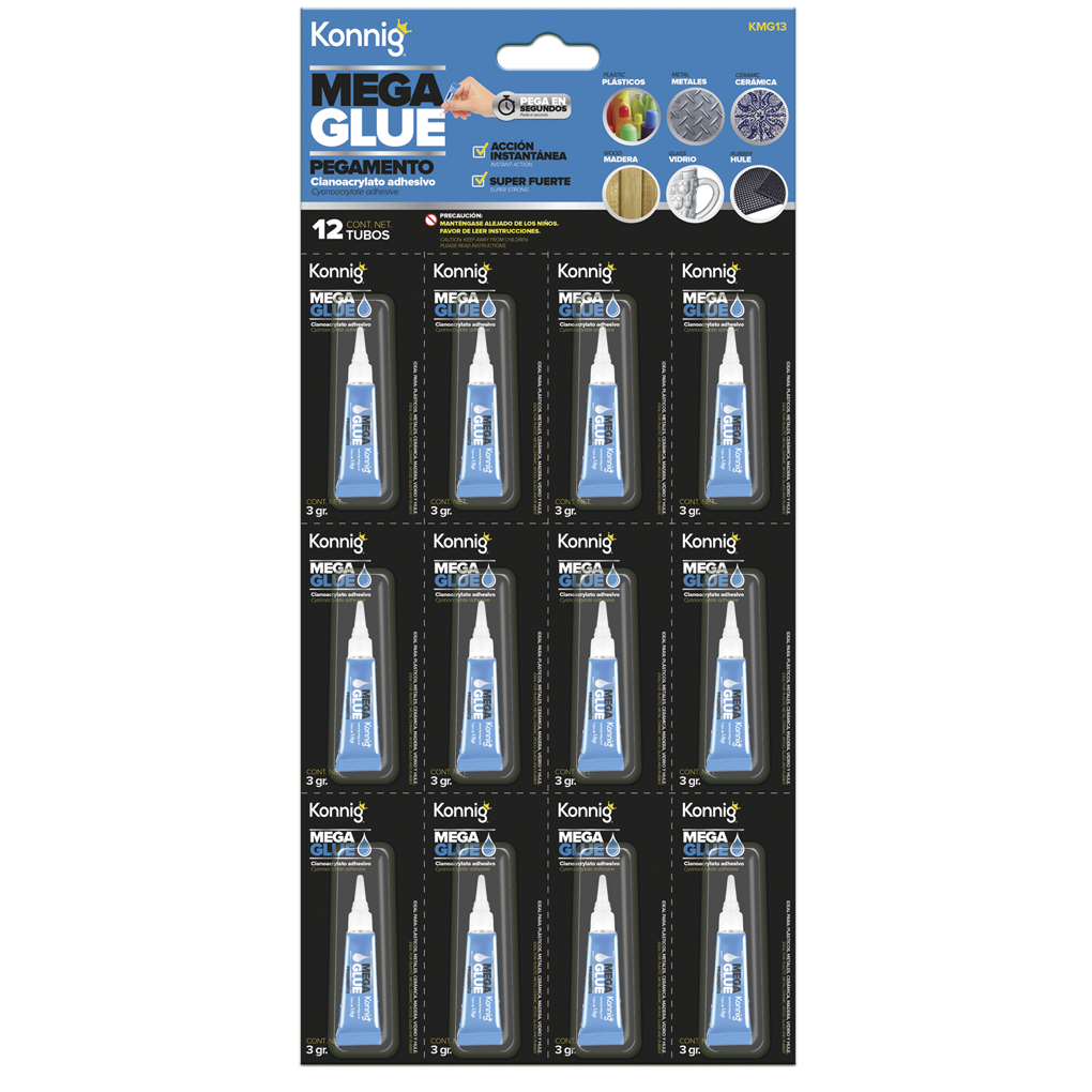 Pegamento Mega Glue 3gr