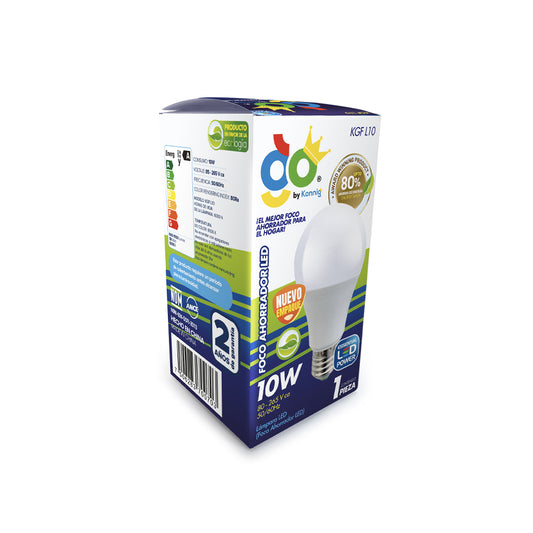 Foco ahorrador LED 10w Bola