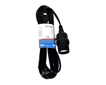 Ext. negra con Socket 6m