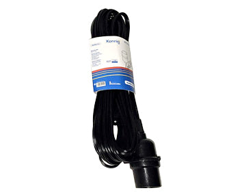 Ext. negra con Socket 8 m
