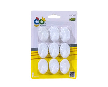 Percheros blancos 9 pzas.