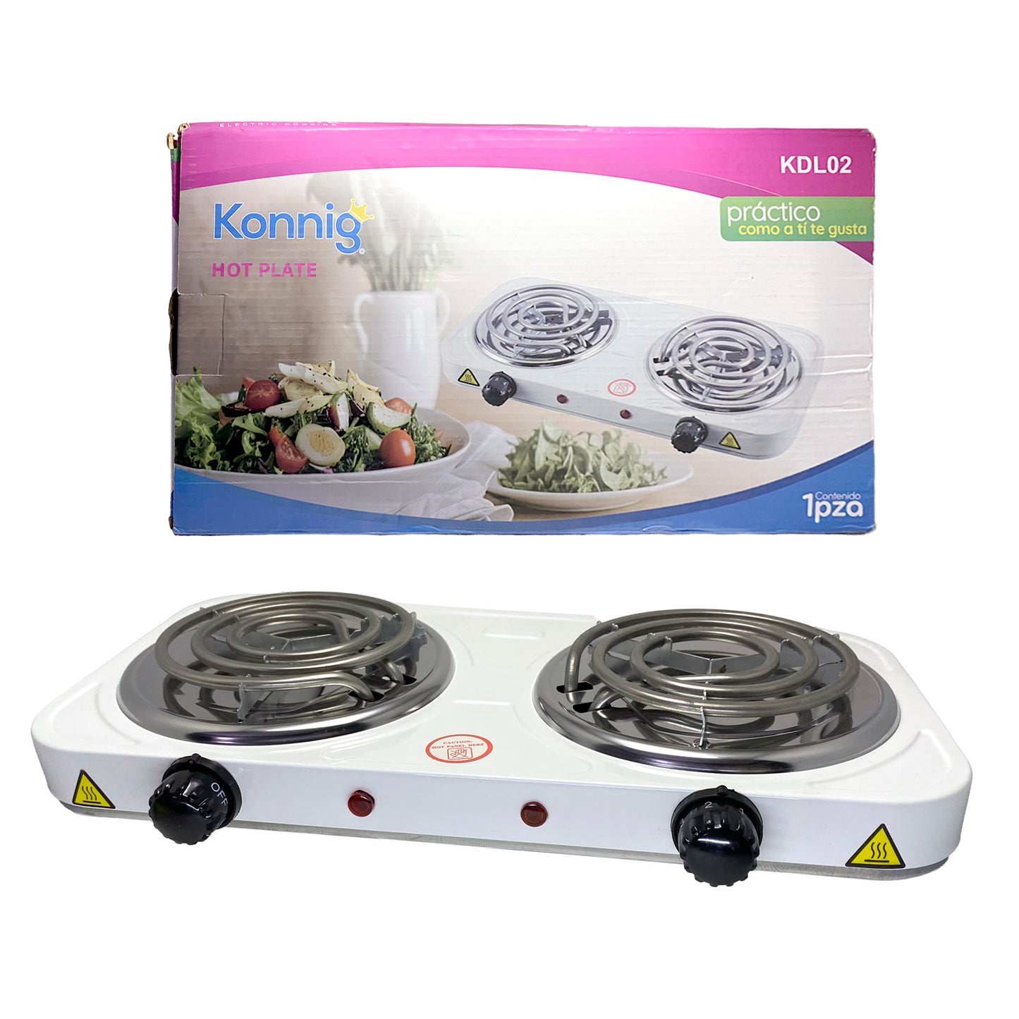 Parrilla Eléctrica 2 quemadores