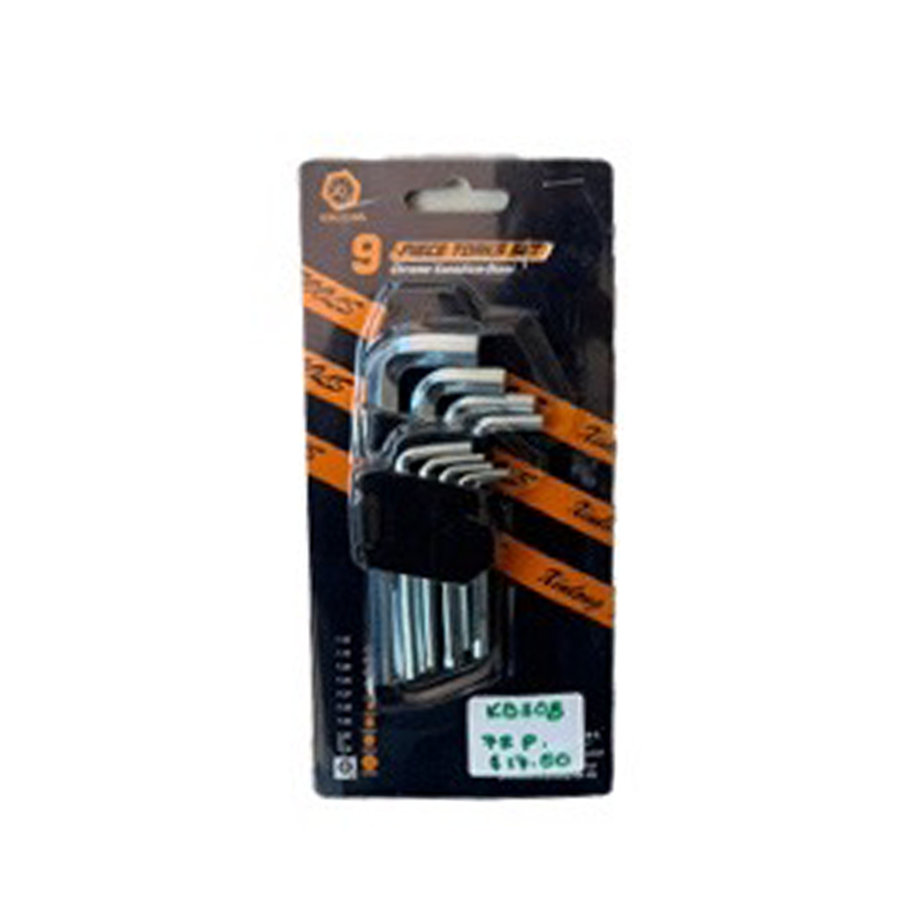 Juego de llaves Allen plata