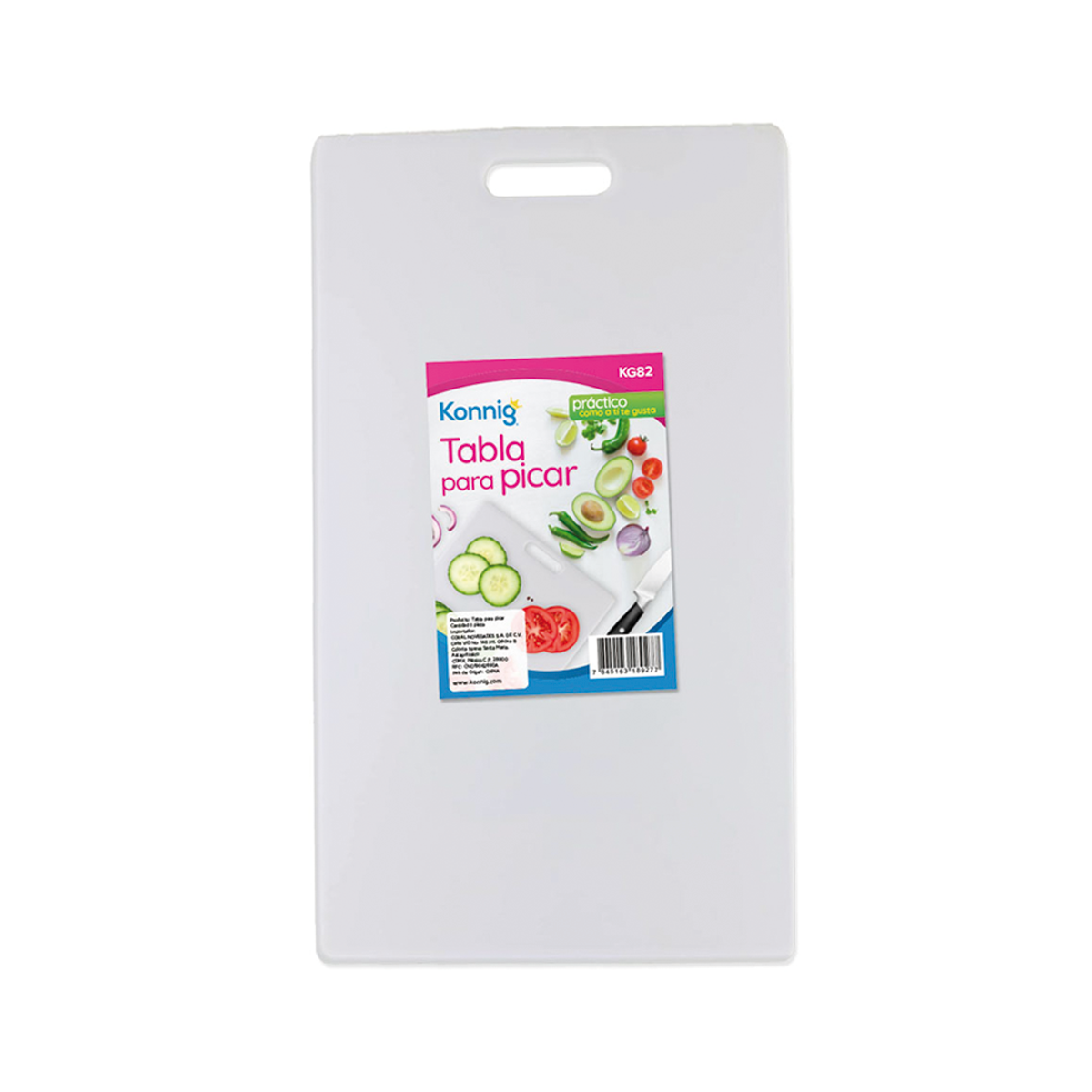Tabla para picar de plástico grande